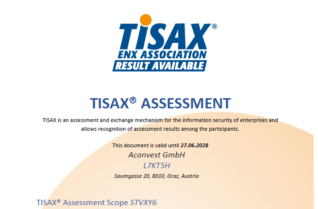 tisax zertifikat 2025 small